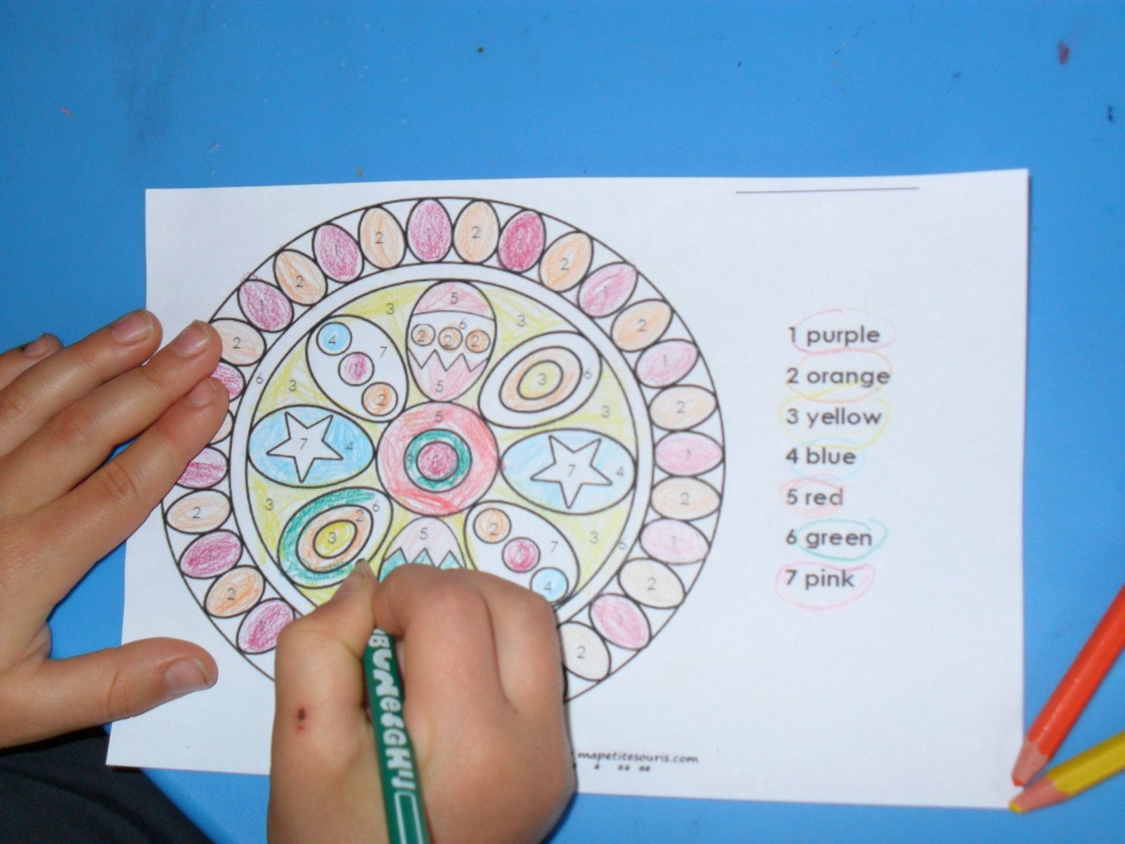 Un mandala en anglais