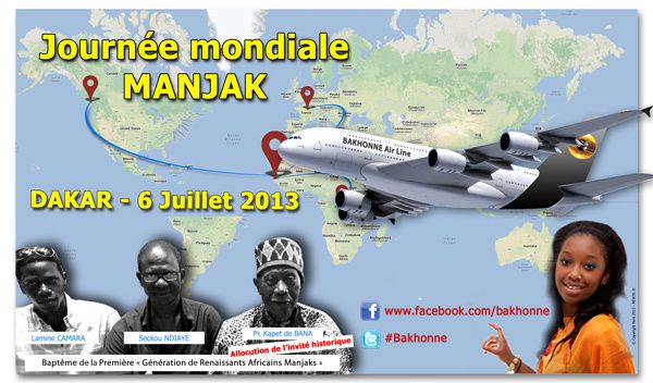 Dakar 6 Juillet 2013 : Baptême Première « Génération de Renaissants Africains Manjaks» - Afrique - Bakhonne