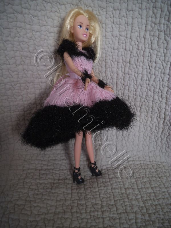 tuto gratuit barbie: robe comète ,courte devant longue derrière