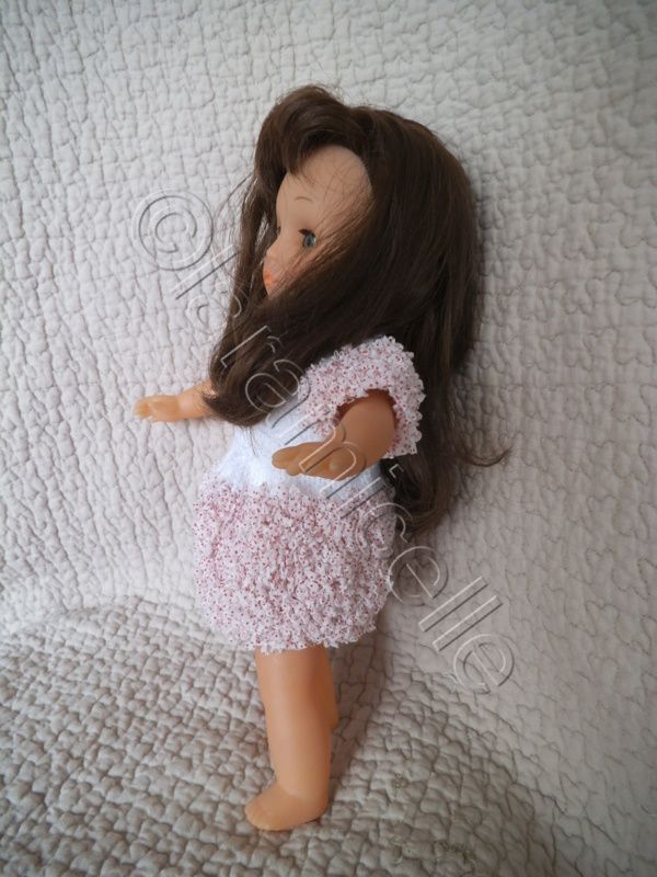 tuto gratuit poupée: robe taille basse façon dentelle