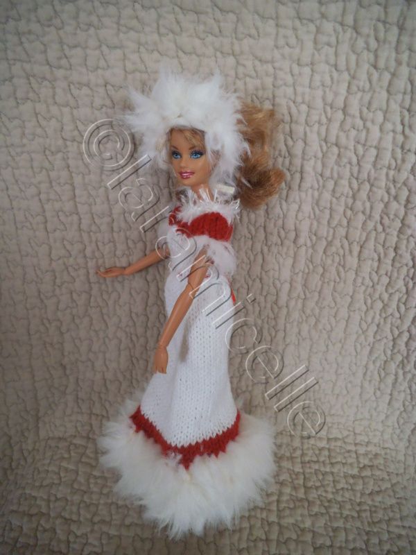tuto gratuit barbie: robe barbie princesse des neiges