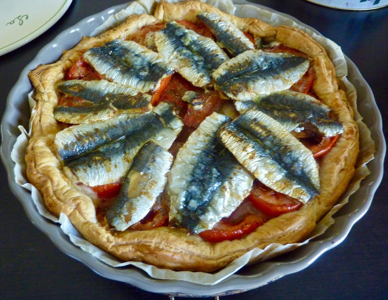 Tarte tomate-sardine - La Friandine