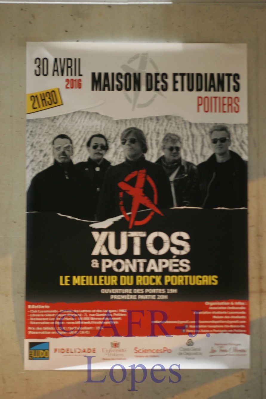 “Xutos” aos “Pontapés” em Poitiers... 