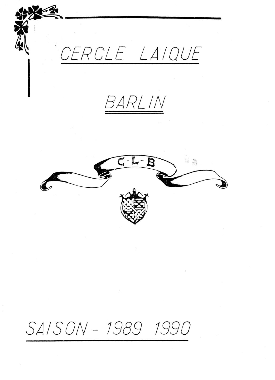 cercle laique de barlin - Barlin souvenirs