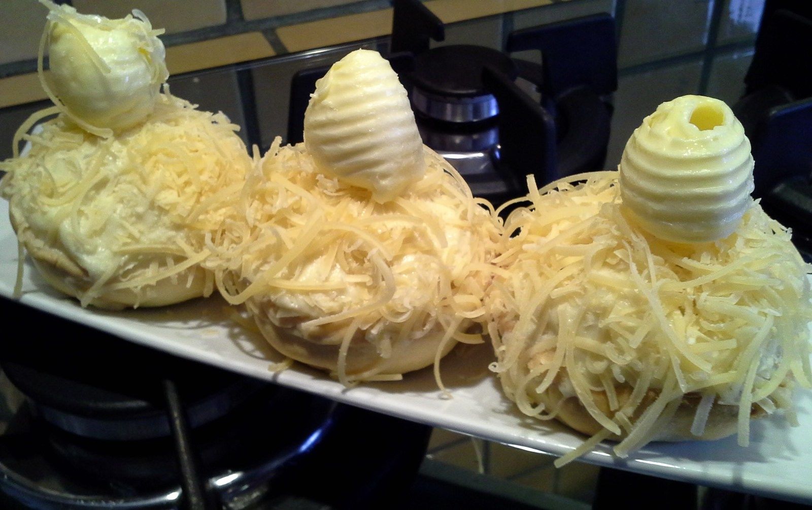 Façon pâtissière avec des quenelles de .