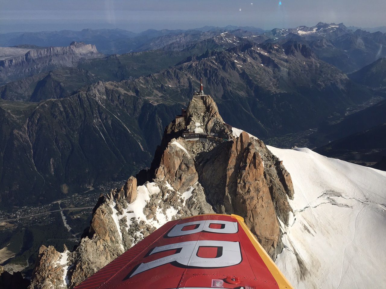 Vol en montagne autour du Mont-Blanc