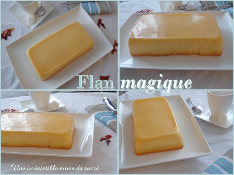 Flan magique à la noix de coco -