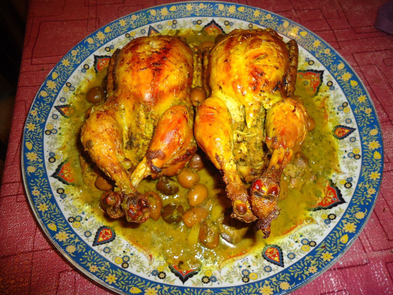 Poulet fermier  cuisine marocaine  Maroc Recherche