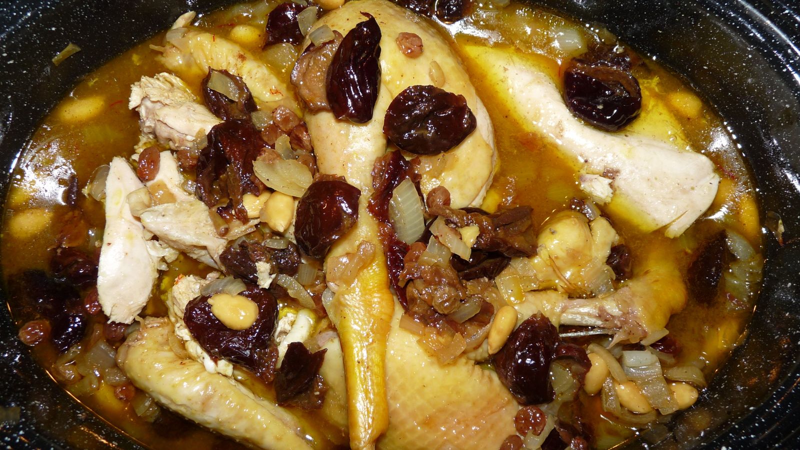 Tajine de poulet pruneauxamandes cookingrid