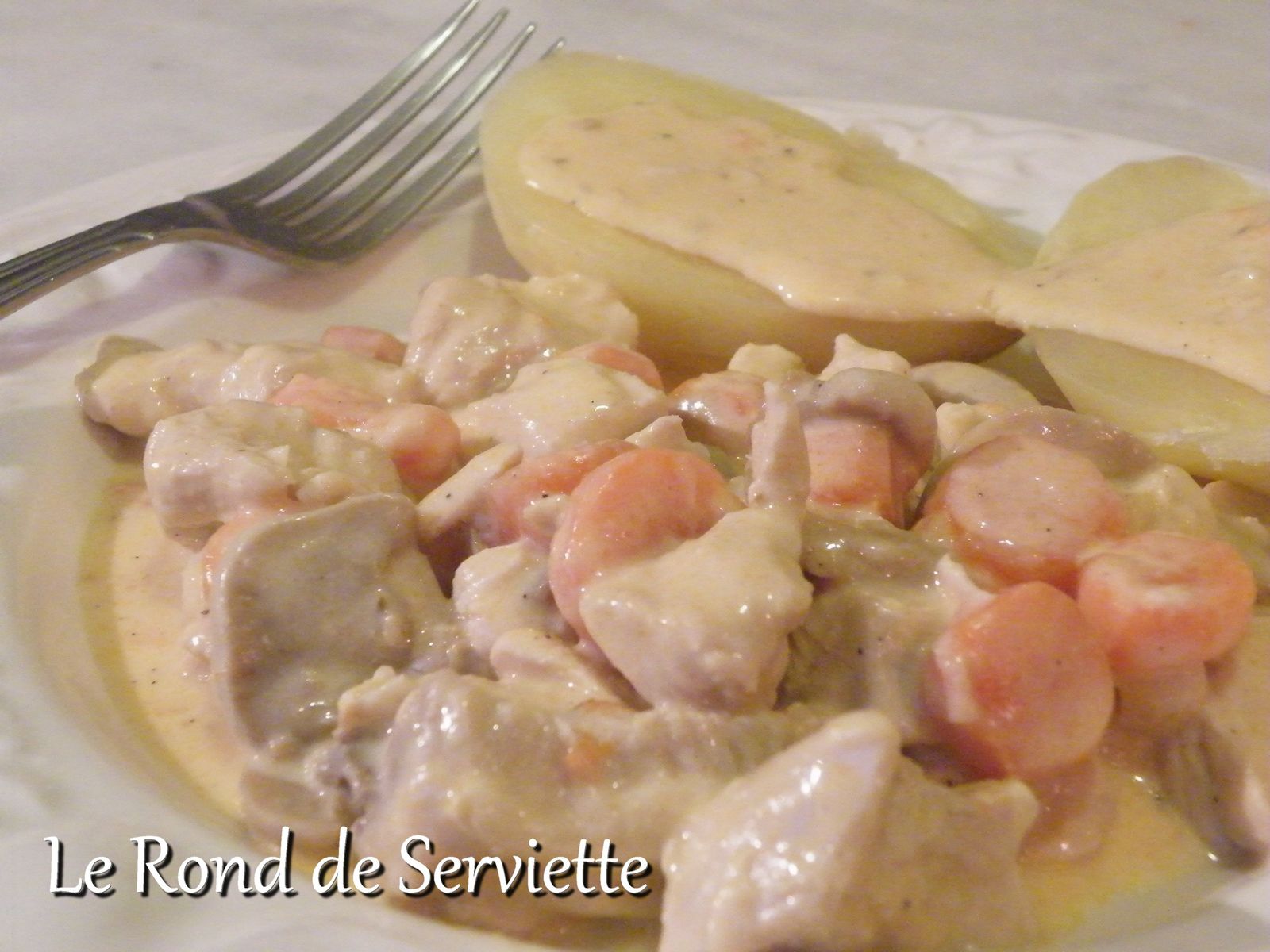 Recette Blanquette De Dinde Vin Blanc Carottes Blanquette de dinde aux carottes et champignons - Le Rond de Serviette