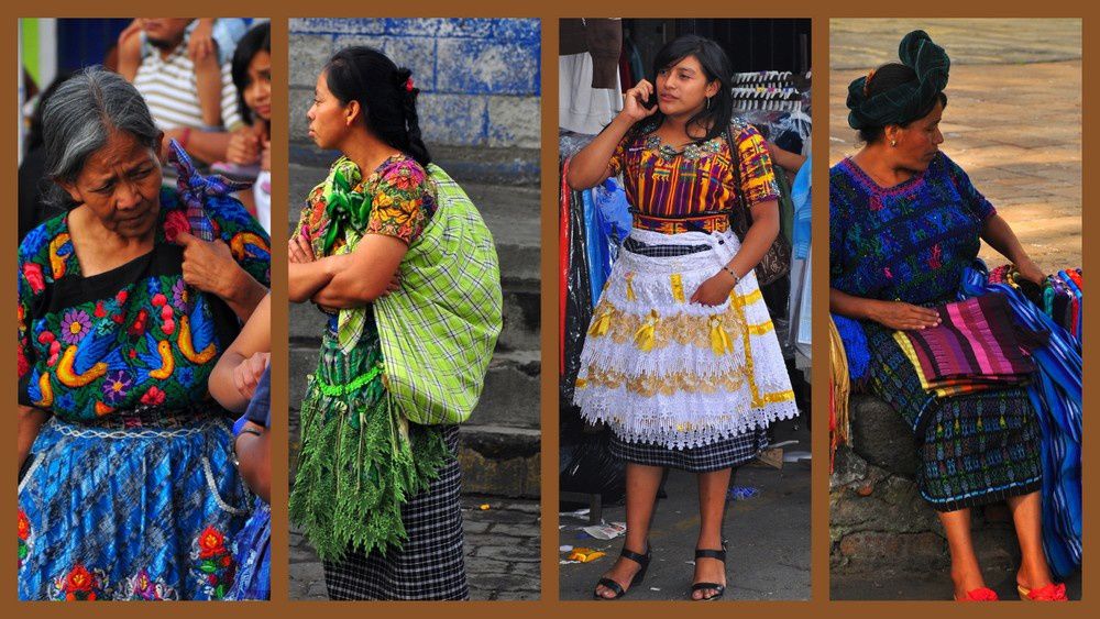 femmes indigenes en habits traditionnels