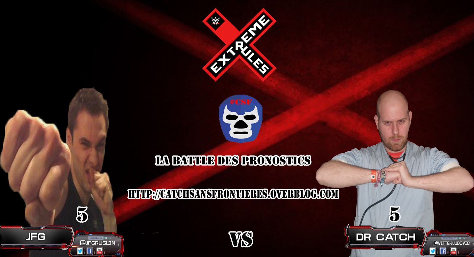 La Battle des Pronostics (Saison 2): WWE Extreme Rules