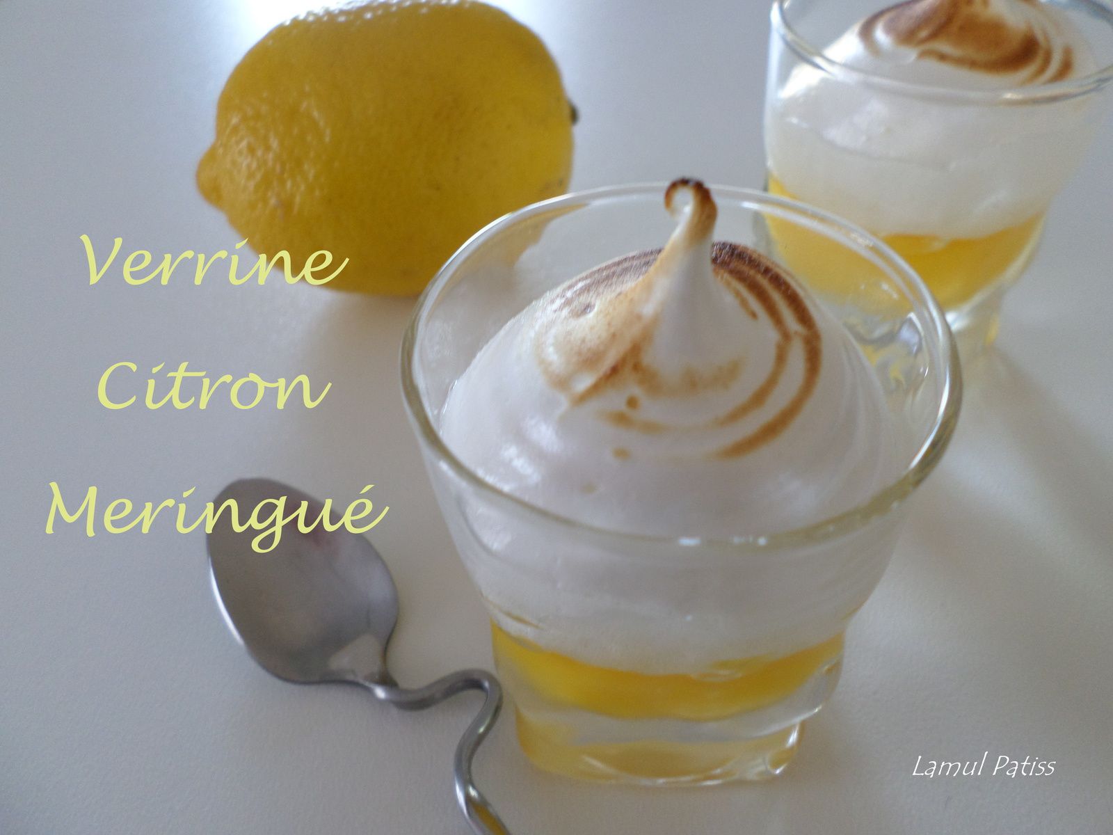 Verrines Citron Meringué