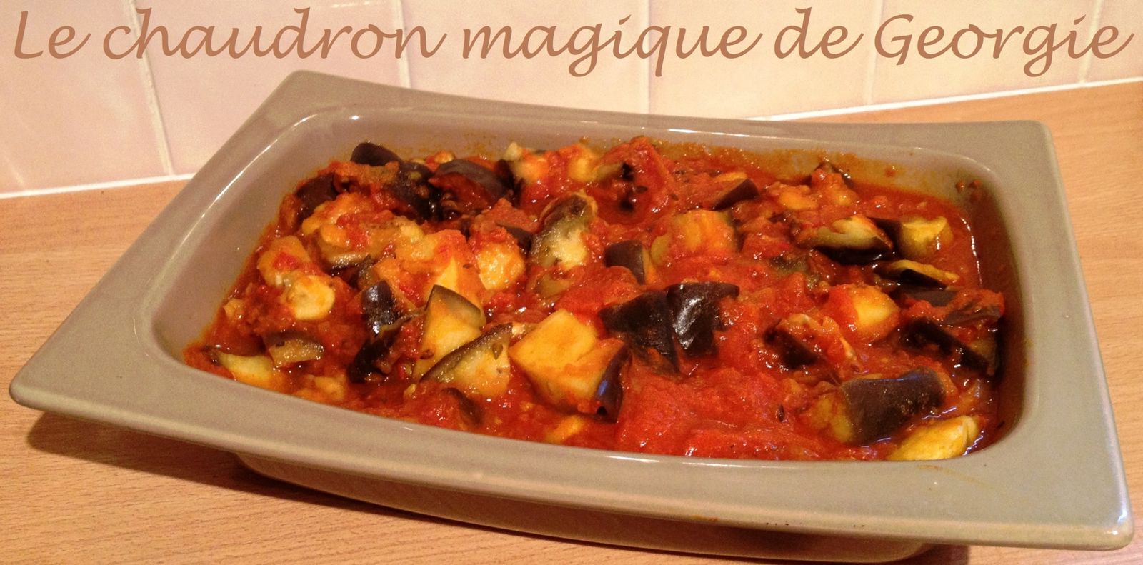 Mijoté d'aubergines WW au Thermomix - Le chaudron magique