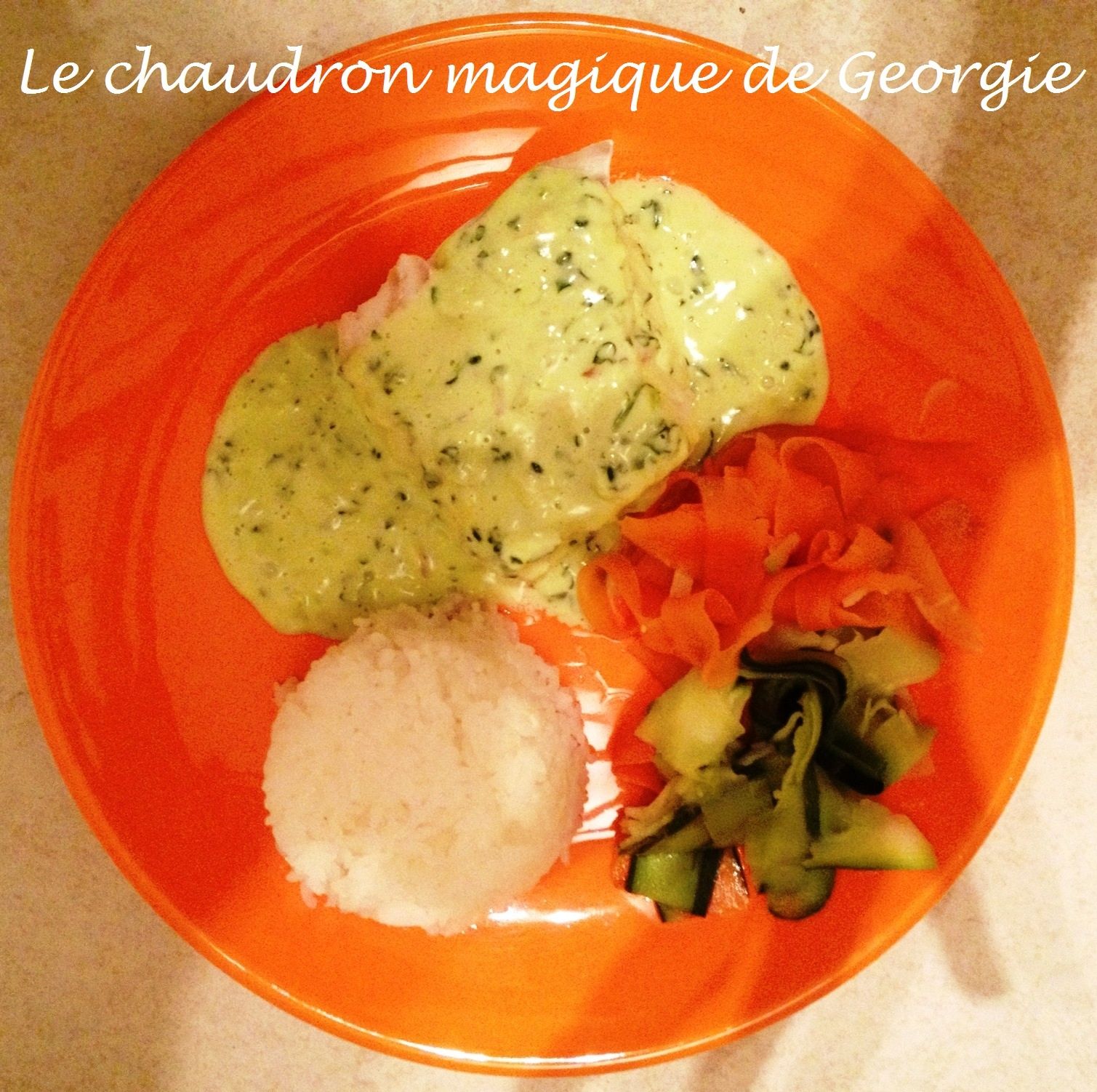 Cabillaud sauce Messine WW au Thermomix - Le chaudron magique