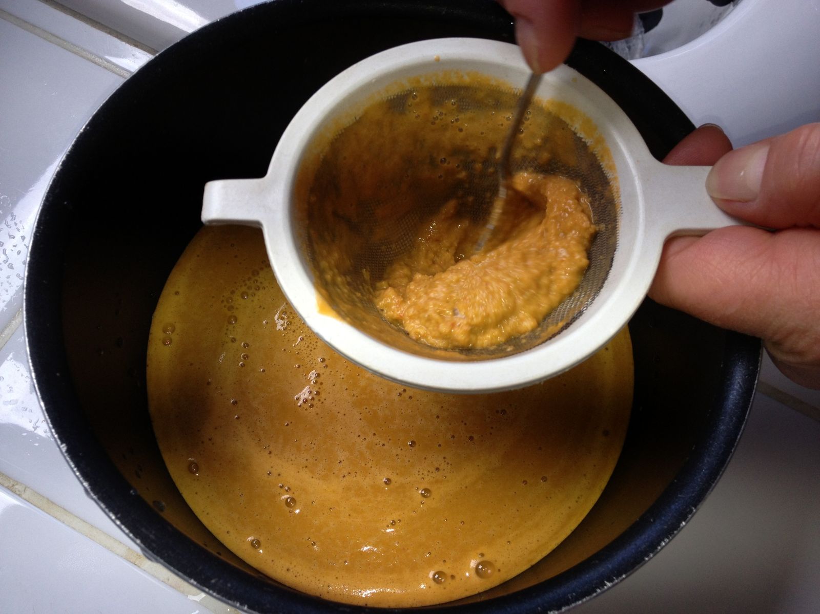 Bisque de crustacés (crevette, écrevisse, homard) au Thermomix Le