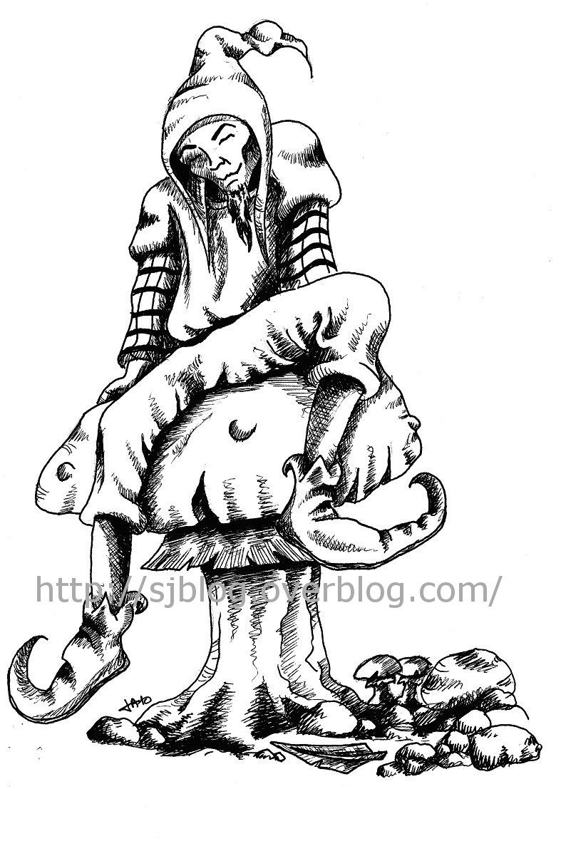 Dessin Champignon Lutin Dessin Champignon Lutin