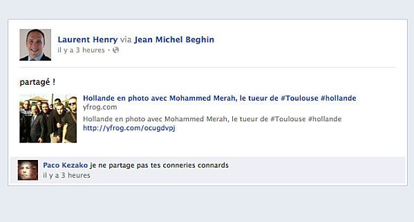 Droite rencontre hoax