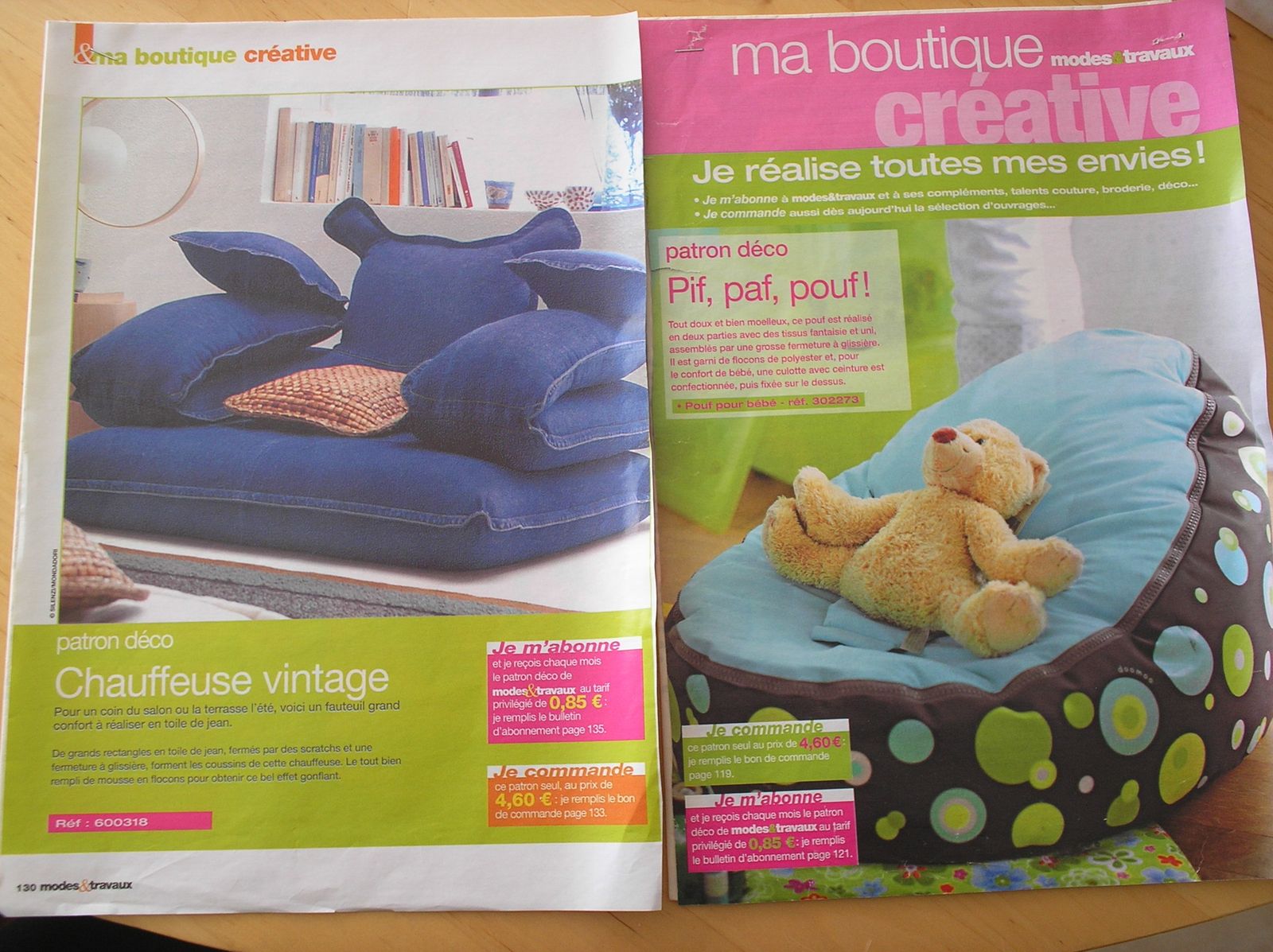 patron couture déco