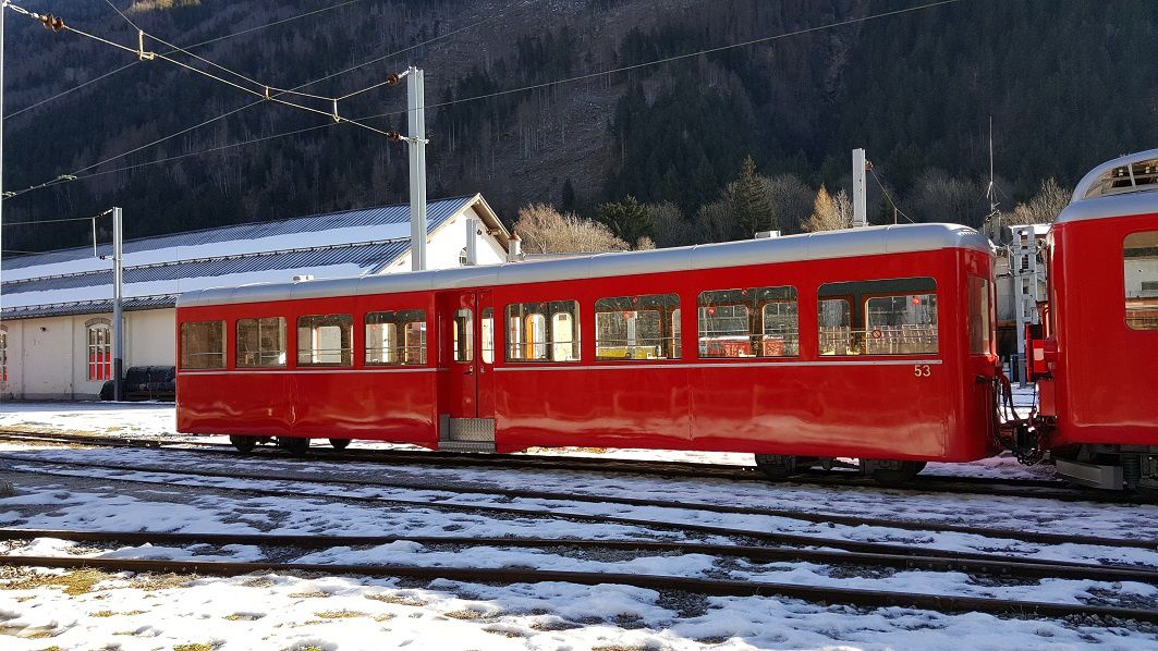 La gare du Montenvers à Chamonix et l'exposition attenante