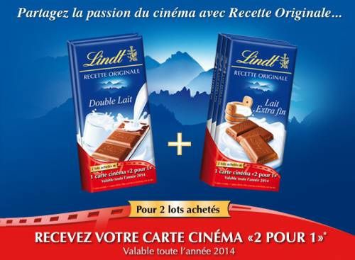 Tablette de chocolat Lait Extra Fin Lindt 3x100g sur