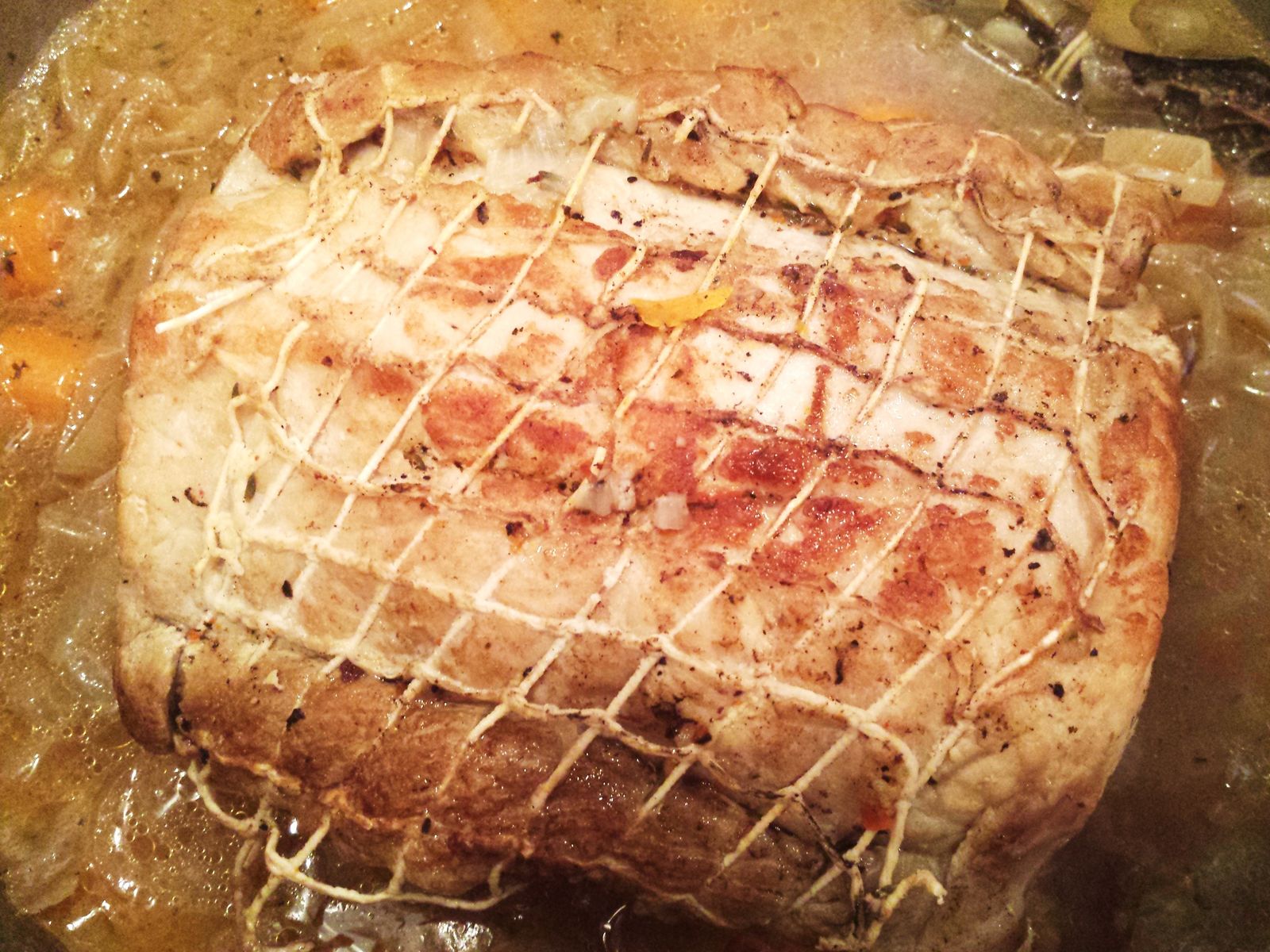 Rôti de porc en cocotte