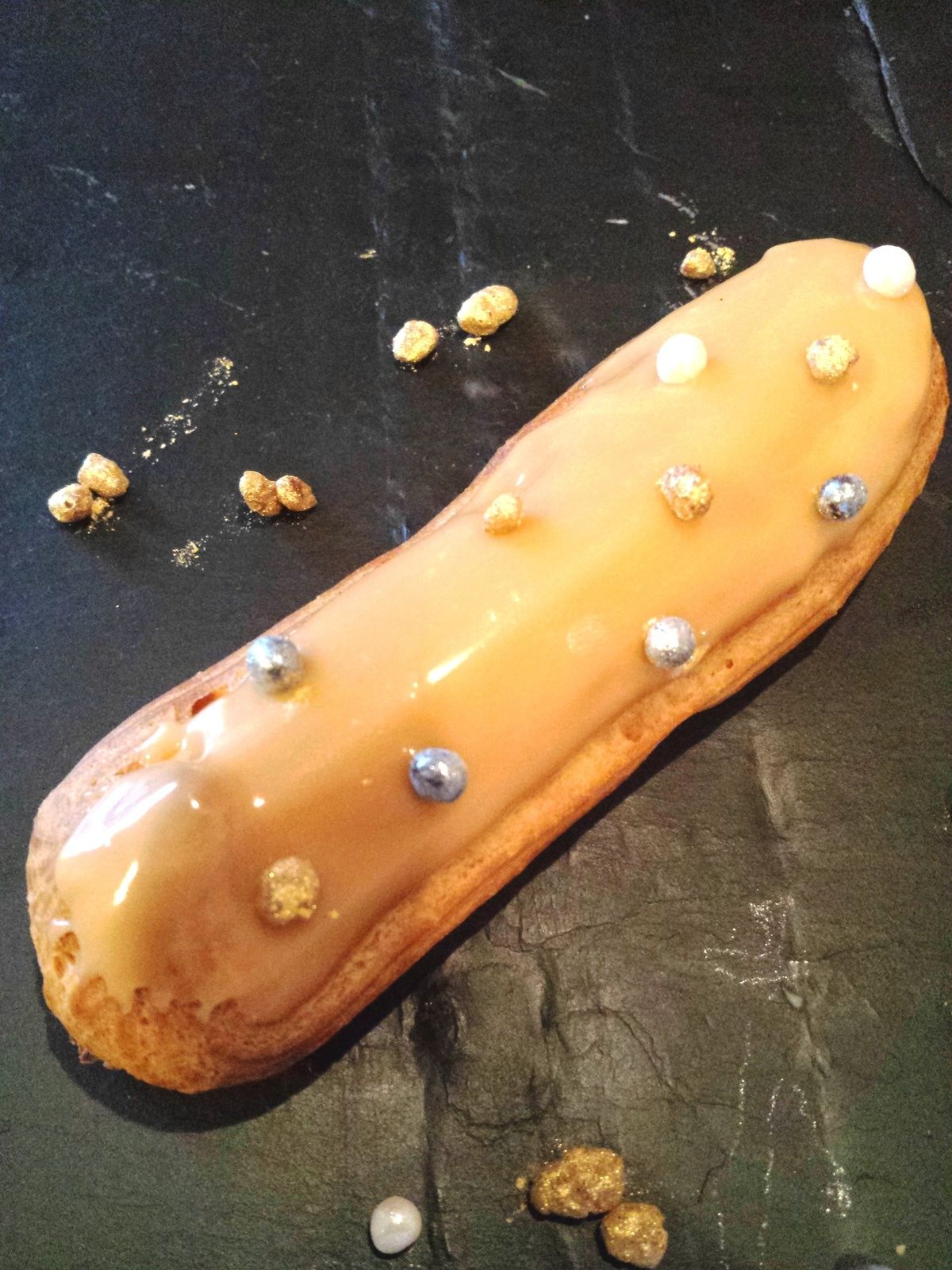 La fille des éclairs...au caramel beurre salé