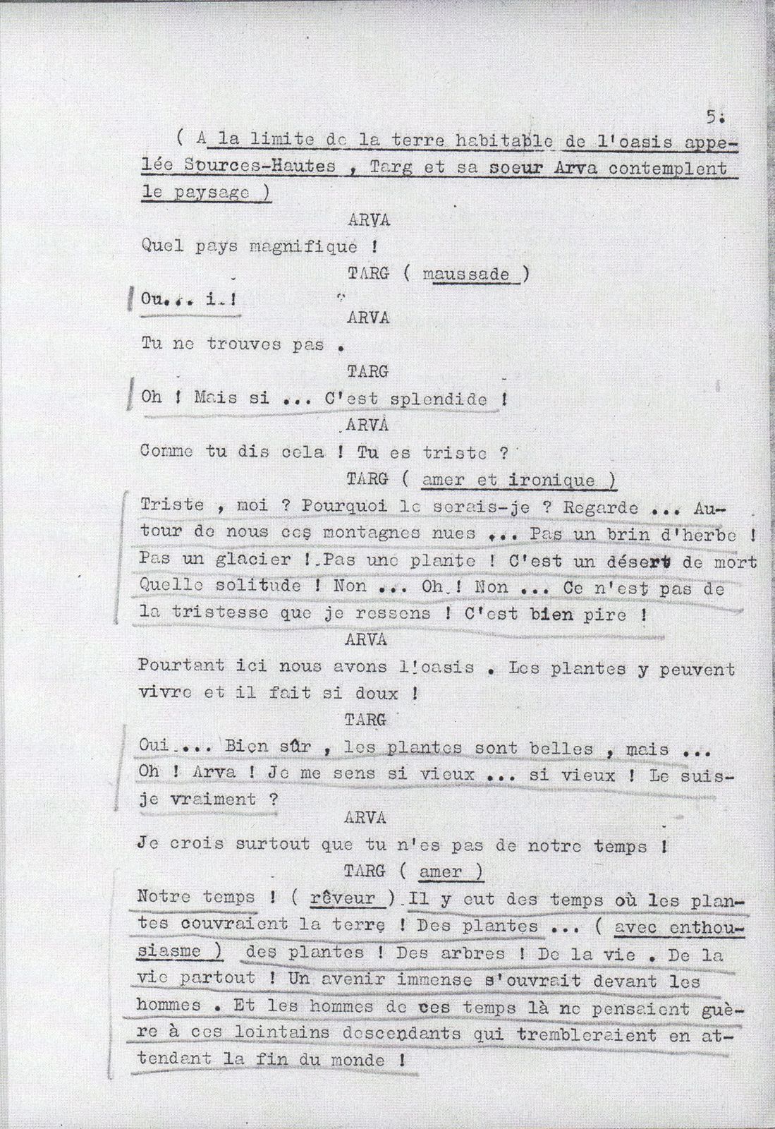 J.-H. Rosny aîné & R. Borel-Rosny "La Fin des hommes", adaptation radiophonique (1961)