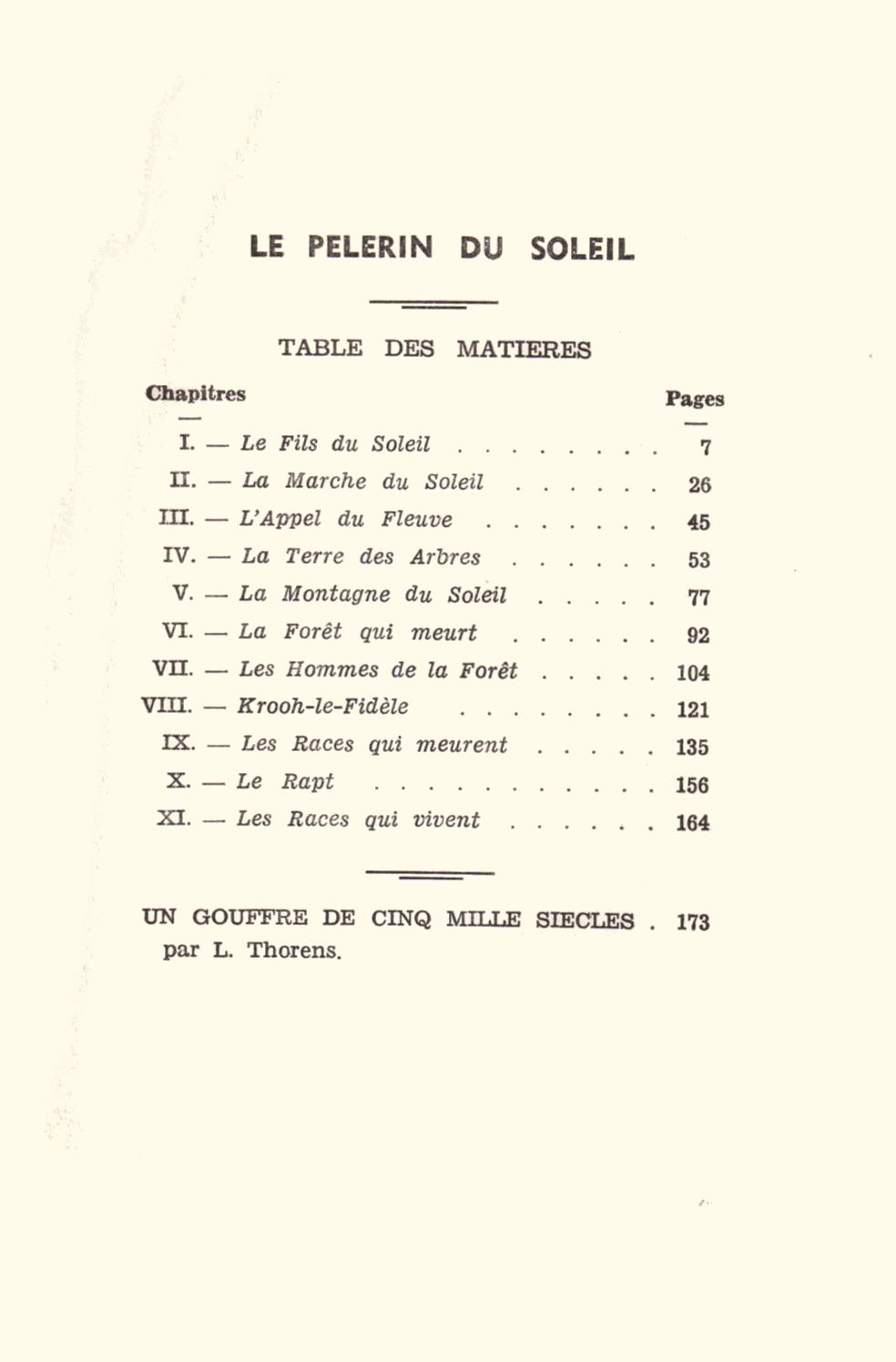 Pierre Goemaere "Le Pèlerin du Soleil" (Durendal - 1953)