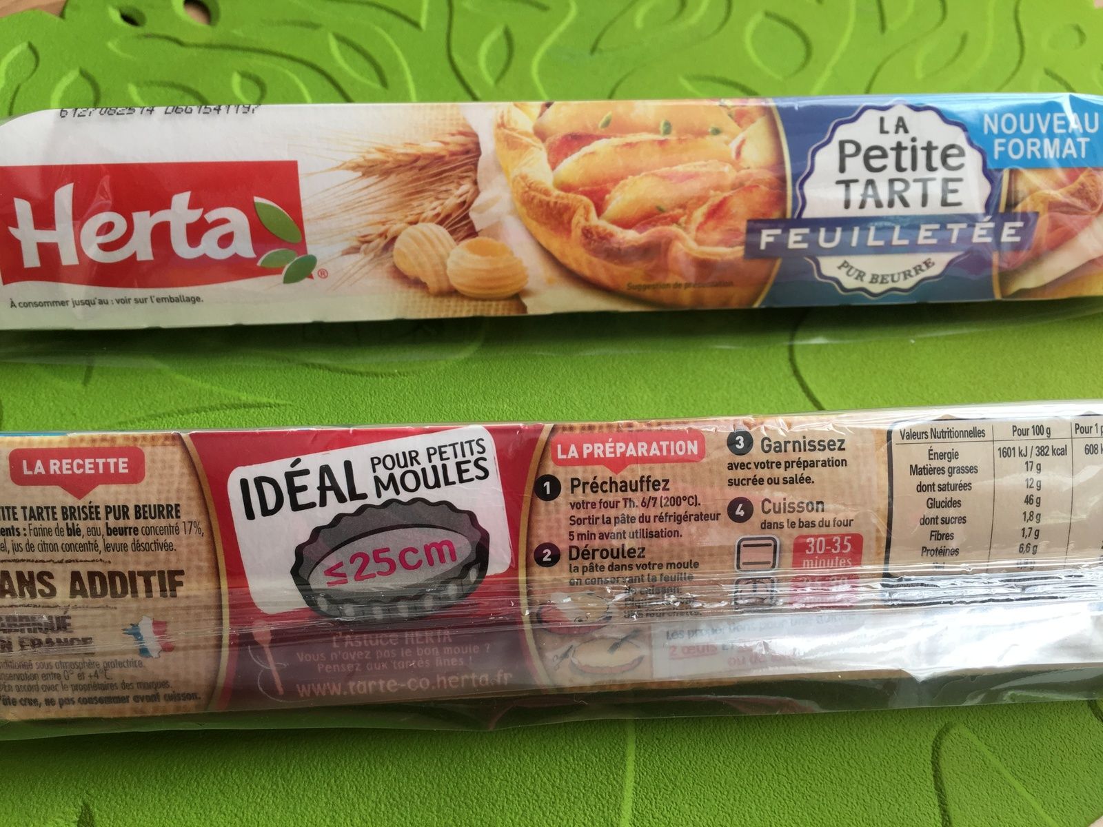 Du nouveau dans les pâtes à tarte - Quotidiet