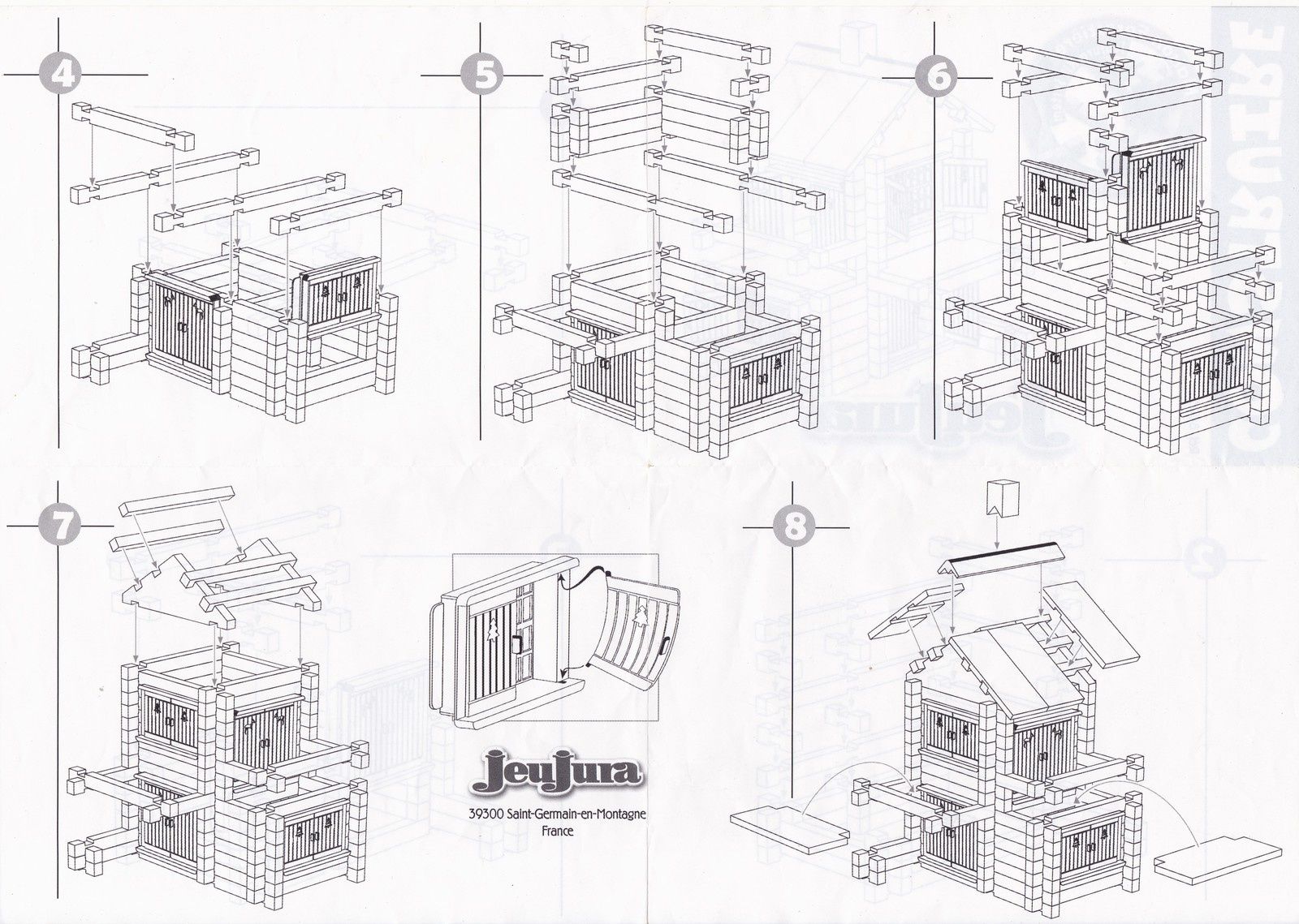 La maison forestière Jeujura 135 pièces, Les Jeux en bois Jeujura