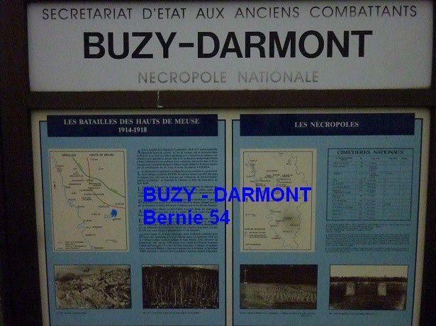 Cimetière militaire de BUZY - DARMONT 