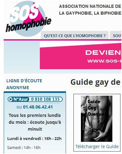 Ligne Azur, SOS Homophobie : le déni de justice de l'Etat