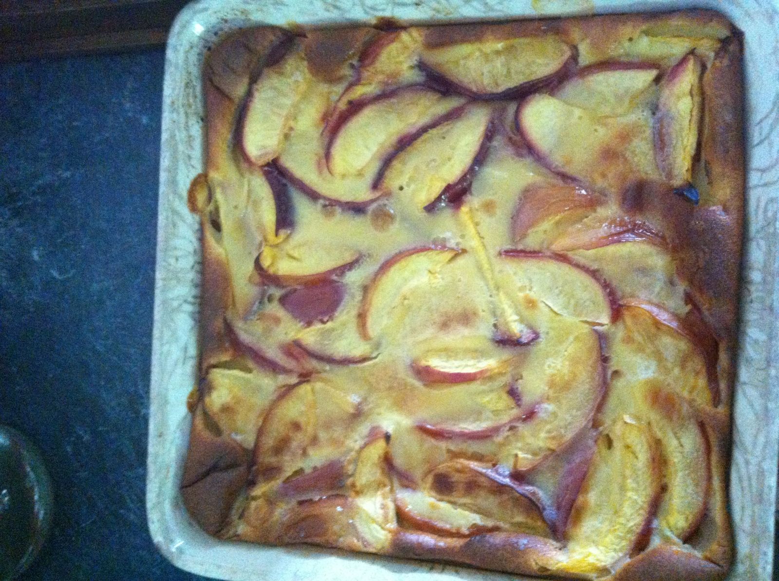 Clafoutis aux nectarines (thermomix) Les délices de Cintit
