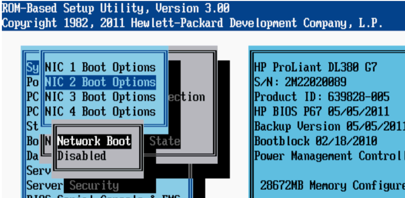 PXE : Changement d'ordre de Boot PXE sur HP G7/G8 - IT.EURIN.fr