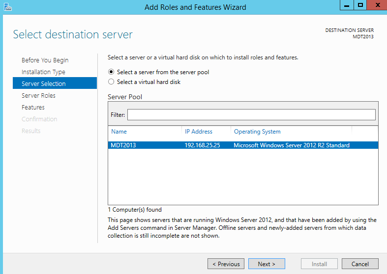 WDS/MDT - Installation d'un serveur Windows 2012 et création d'un master de A à Z - Part 1