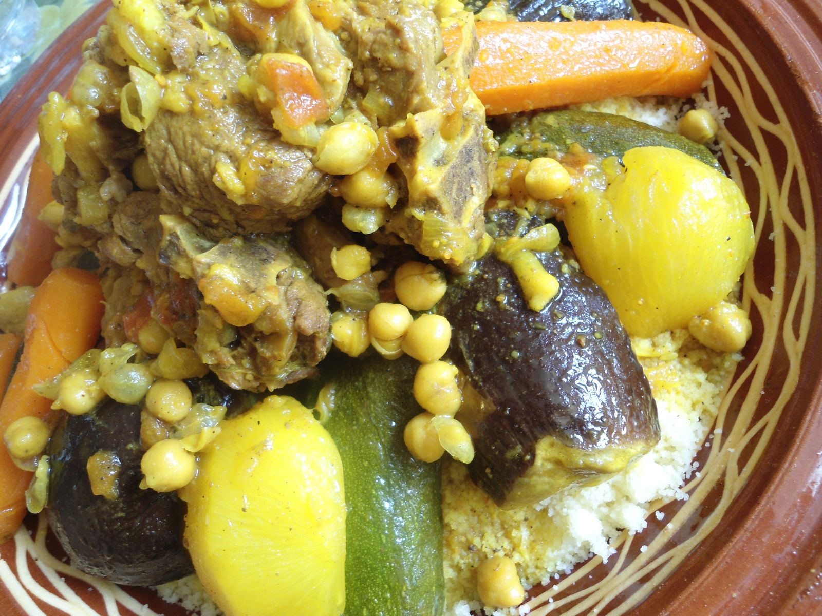Couscous et Rfissa marocains