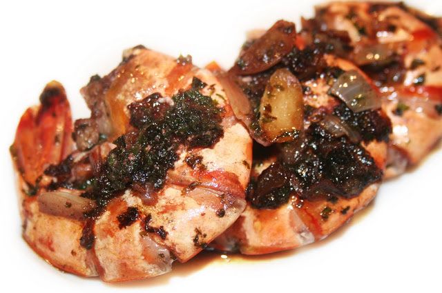 Gambas Flambées au Porto