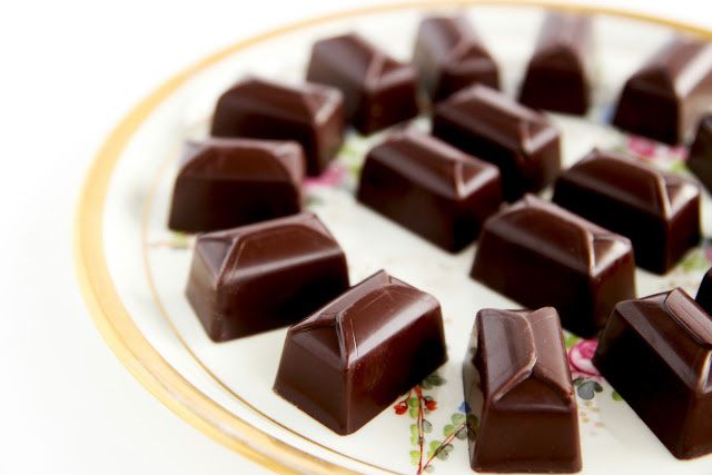 Chocolats au Praliné-Citron Vert