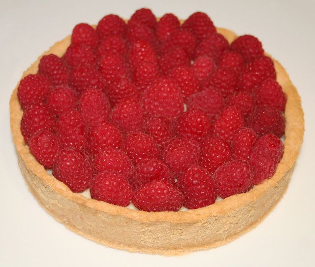 Tarte aux Framboises et Chocolat Blanc