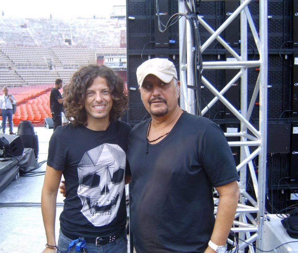 Pino Daniele e Luca Cirillo