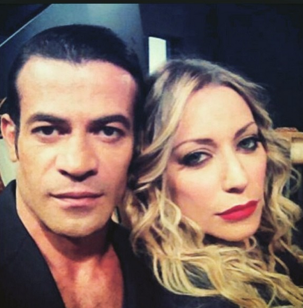 Karina Cascella e Gianni Sperti