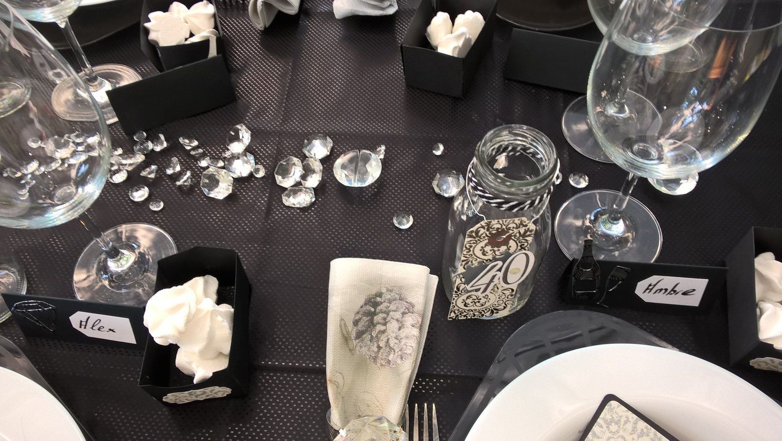 table d anniversaire 40 ans