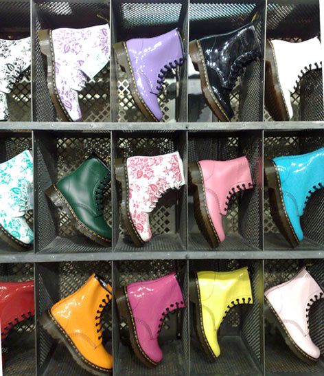 doc martens lacets rouges