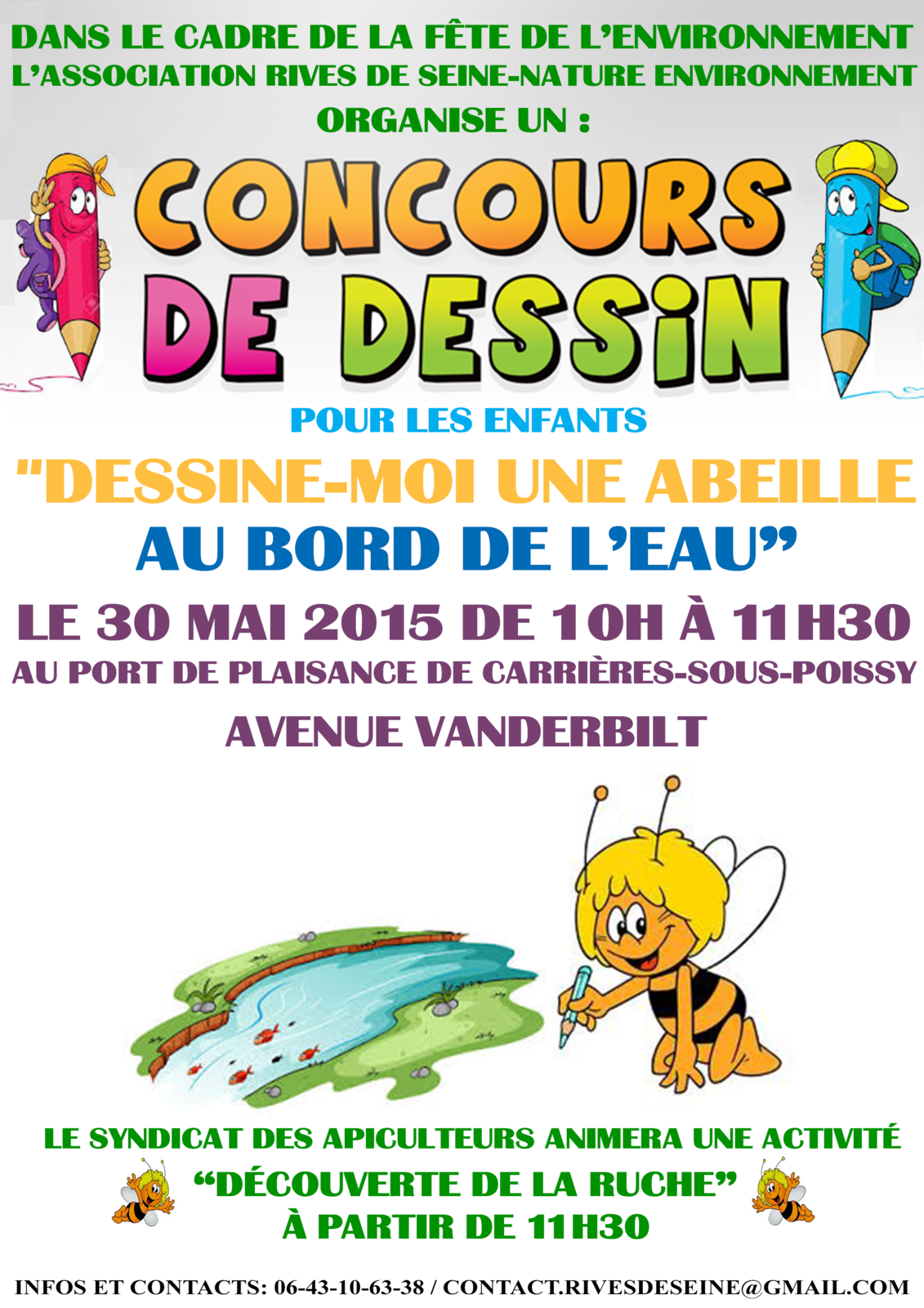 Samedi 30 MAI  : Fête de l'Environnement de Carrières-sous-Poissy &amp; Triel-sur-Seine
