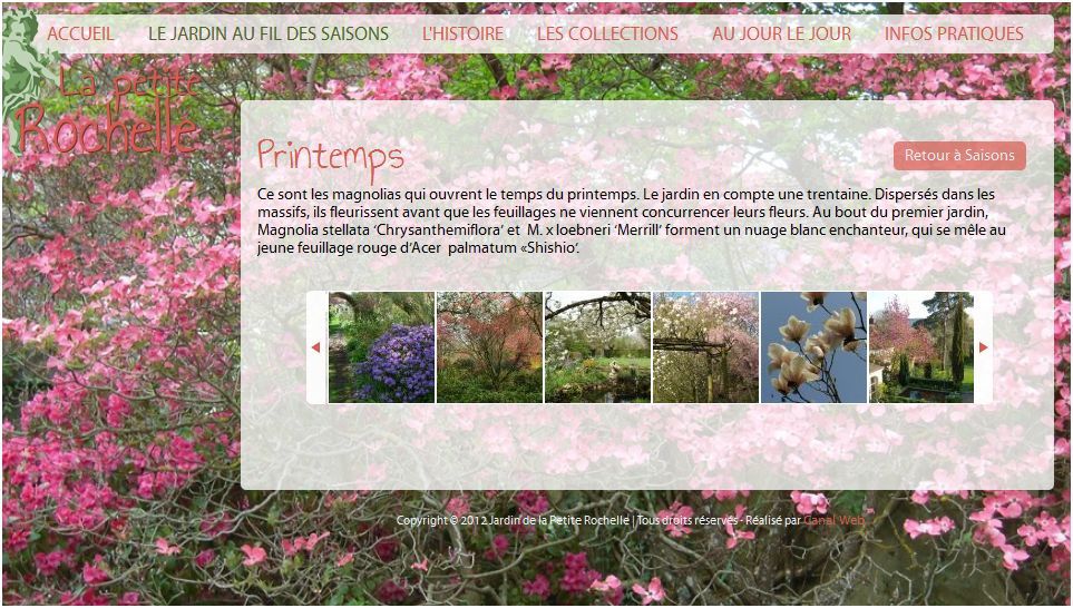 Le jardin de la Petite Rochelle à Rémalard à visiter et revisiter au rythme des saisons