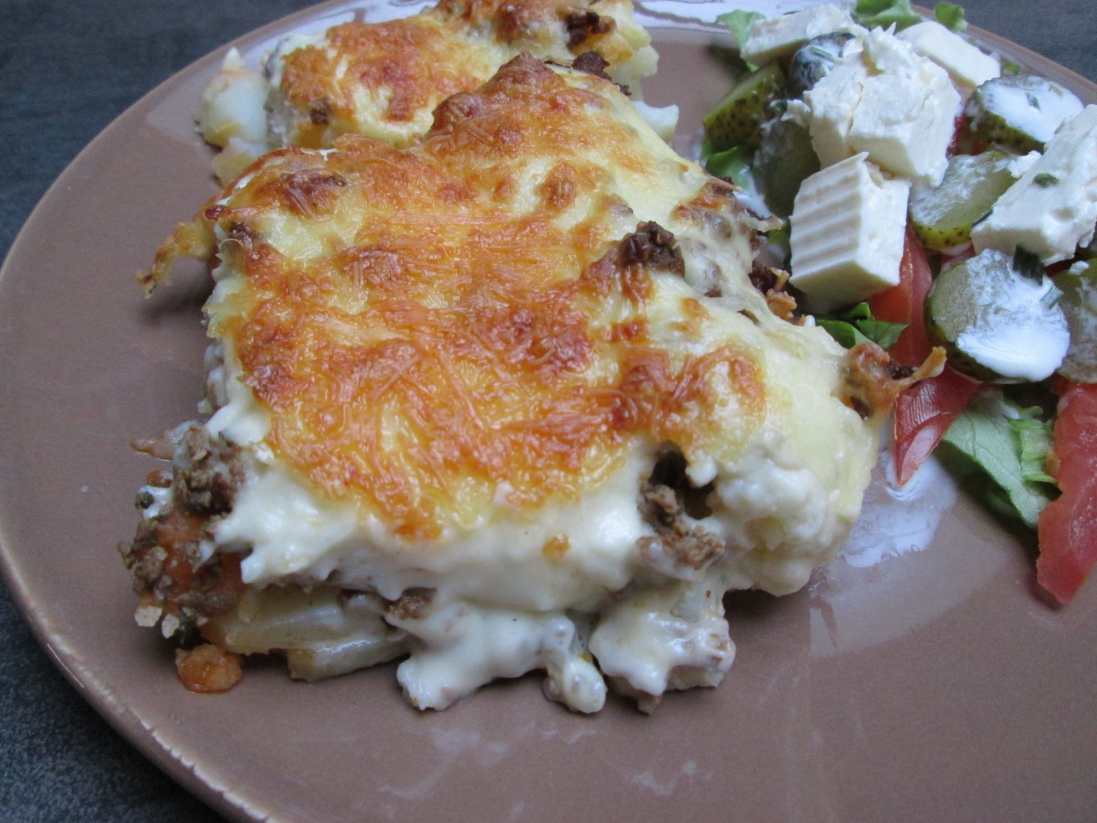 Gratin de chou fleur et pomme de terre - Cuisine simple,gourmande