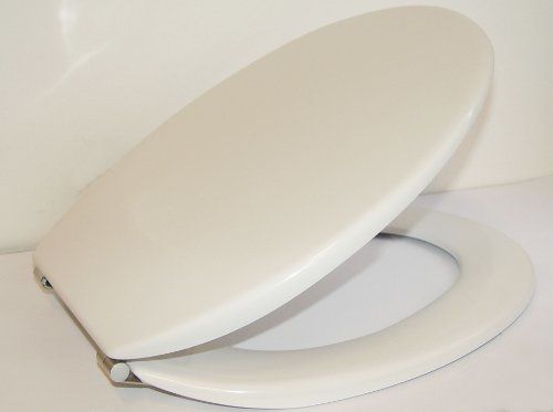 Pressalit WC Sitz Projecta Nr. 54000-BY-3999 weiß aus durchgefärbtem Duroplast mit Edelstahlscharnieren