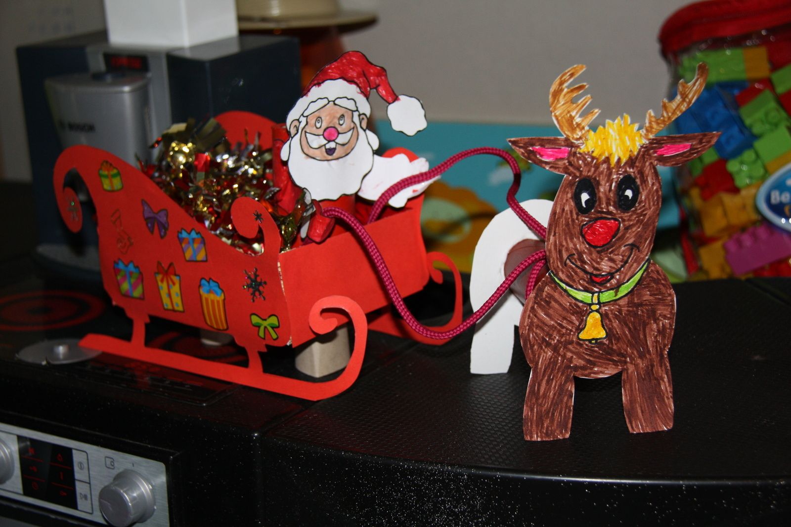 Gabarit Patron Traineau Pere Noel A Imprimer Traîneau du Père Noël - créamama