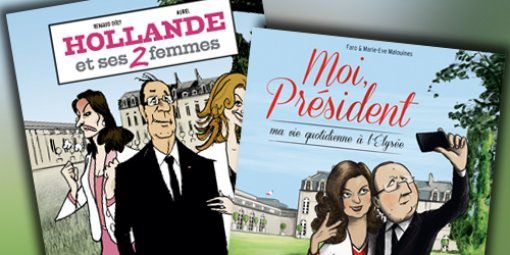 (DR) Hollande, le thème favori des dessinateurs de BD mais encore loin derrière Sarkozy lors de son quinquennat.